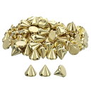 200個 アクリルス パイ クコーンスタッズ 8x10mmのフラットバック 縫い付けまたは接着剤で使用可能なパンクス パイ クビーズ 衣類 靴 バッグの装飾に最...