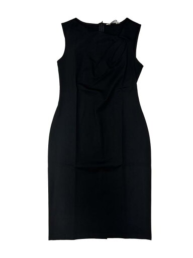 Hobemty ペンシルドレス 通勤 ノースリーブ シース ドレス 上品 シャーリング ネック レディース ブラック 2XL Hobemty ペンシルドレス 通勤 ノースリーブ シース ドレス 上品 シャーリング ネック レディース ブラック 2XL