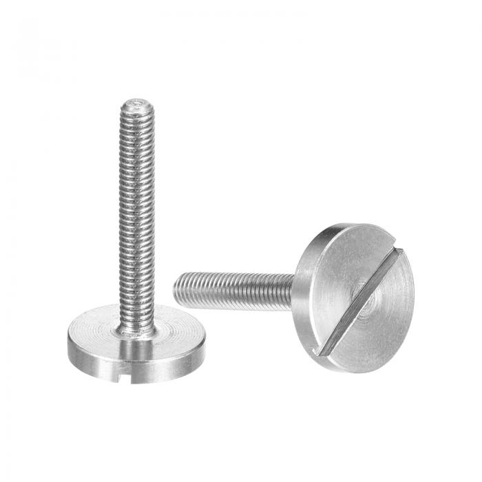 M3x20mm スロット付き丸頭大フラットヘッドねじ 10個入り 304ステンレススチールスロット付き装飾ねじ