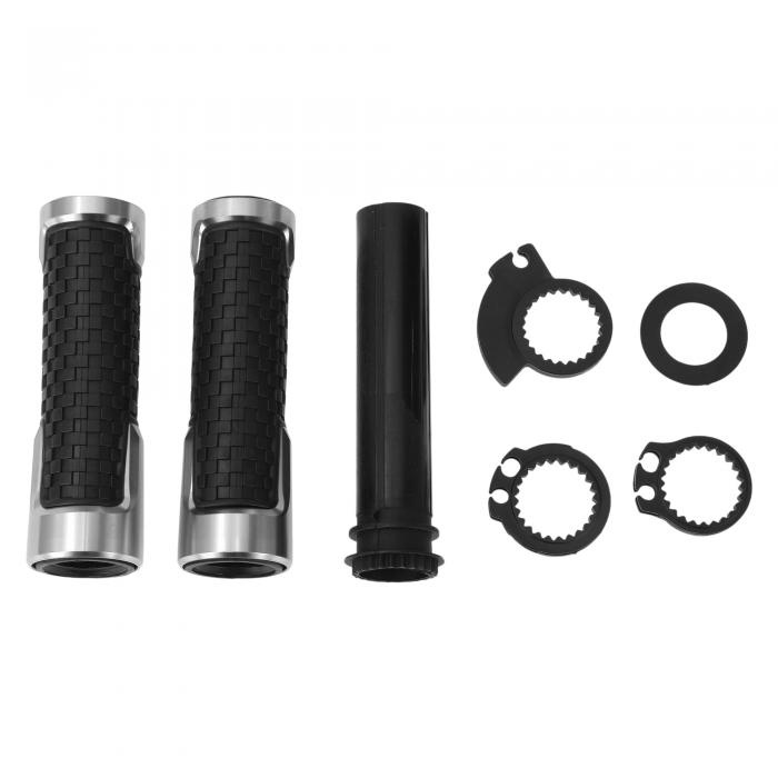 Partuto 7/8インチ 22mm 15/16インチ 24mm モーターサイクルハンドグリップカバーキット ノンスリップ ..