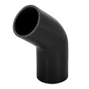 X AUTOHAUX シリコンホース 45度エルボーシリコンレデューサーホース カプラーインタークーラーチューブ ターボインタークーラーインテーク配管 車用 5...
