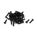 六角穴付きボルト 皿ボルト 10.9炭素鋼材質 機械ねじ M4*20mm 50個入り(4)