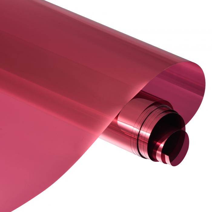 窓フィルム レッド ポリエチレンテレフタレートガラス窓フィルム 太陽保護シェーディング断熱防眩窓フィルム ミラーフィルムティントトリートメント ホームオフィス用3 mx0.5m
