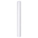 アクリル粘土ローラー 22.86 cm x 2.5 cm ソリッド ノンスティック プラスチック 丸チューブローラー ポリマークレイロッド フォンダン麺棒 整形 彫刻 モデリング DIY工芸品用 ホワイト