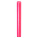 アクリル粘土ローラー 20.32 cm x 2.5 cm ソリッド ノンスティック プラスチック 丸チューブローラー ポリマークレイロッド フォンダン麺棒 整形 彫刻 モデリング DIY工芸品用 ローズレッド