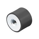 ゴム マウント 20x15mm ゴム 雌 M6 スレッド アイソレータ 交換 アンチ 振動 パッド フラット 2個入り