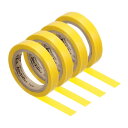 PATIKIL 8 M グリップテープ フィニッシングテープ ラケット仕上げテープ 4巻 PVC ラケットアクセサリー 粘着性 シール テニス用 バドミントン用...