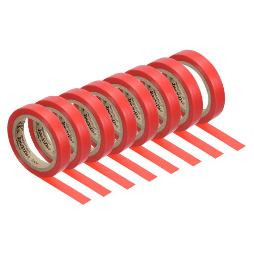 PATIKIL 8 M グリップ仕上げテープ 8個 PVC ラケット仕上げテープ ラケットアクセサリー 粘着シール テニスバドミントン用 レッド PATIKIL 8 M グリップ仕上げテープ 8個 PVC ラケット仕上げテープ ラケットアクセサリー 粘着シール テニスバドミントン用 レッド