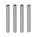 内部ねじダウエルピン M6 10x80 mm 面取りフラット 炭素鋼 円筒ピン ベッド本棚金具工業用ピン 4個