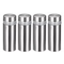 スタンドオフネジ ウォールマウントサインホルダー アクリルガラスネイル 12x33 mm 4個