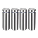 スタンドオフ ネジ 壁マウント 表示板ホルダー アクリルグラスネイル サイズ19x52 mm 4個入