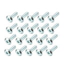 六角穴付ボルト ファスナー 家具継手 六角ソケットヘッド M6x20mm 亜鉛メッキ 20個入り