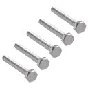 六角ボルト ナットボルトアソートメントセット 6.35x50.5mm 304ステンレス鋼 5個入り