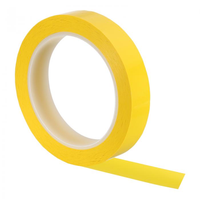 PATIKIL 20 mm グラフィックテープ ホワイトボードテープ ドライイレース ピンストライプテープ グリッドチャートマーキングDIYアート用 ダークイエ...