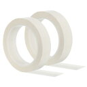 PATIKIL 25 mm グラフィックテープ 2個 ホワイトボードテープ ドライイレース ピンストライプテープ グリッドチャートマーキングDIYアート用 ホワ...