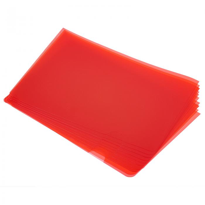 PATIKIL L 型フォルダー 12 個 A5 プラスチック クリア ドキュメント フォルダー ファイル ジャケット ..