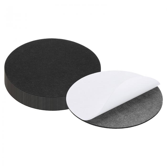 PATIKIL 直径10インチのランプベースフェルト、12個入り3 mm厚の丸い柔らかい粘着性のない滑り止め防傷..