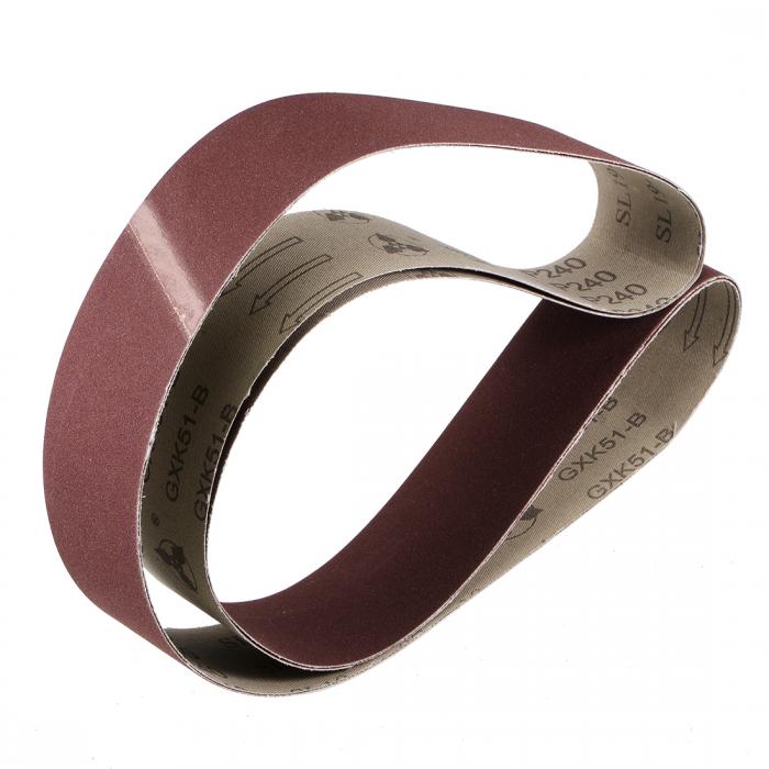 サンディングベルト 50mm x 1220mm 240グリット 酸化アルミニウム 2個