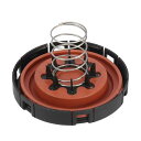 X AUTOHAUX PCVバルブカバーキャップ プラスチック製 ブラック 車のPCVカバーキャップ 車両シリンダーヘッドキャップ LR051835 LR041684 LR4 ジャガーに対応 XJ