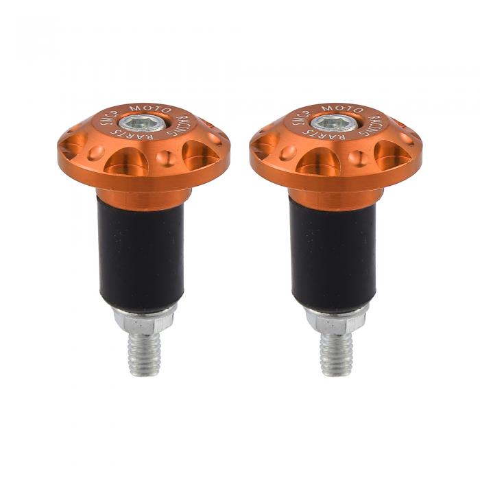 X AUTOHAUX オートバイのハンドグリップ ハンドルバー端 スライダーキャッププラグ アルミニウム合金 2..