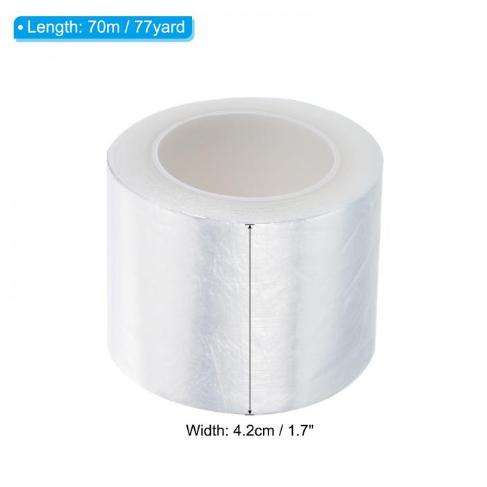 PATIKIL 70 M x 4.2 cm バドミントングリップクッションラップ 2個 PE テニスラケットグリップテープ バッキングフィルム ハンドル滑り止めクッションアクセサリー クリア