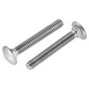 キャリッジボルト 1/4-20x44 mm ラウンドヘッド スクエアネック 304ステンレス鋼 25個