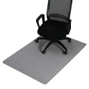 PATIKIL 140cmx89cmオフィスチェアクッション 多目的デスクカーペットフロアクッション ローリングチェア用 堅木張りの床用 (グレー)(3)