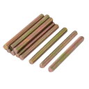 ネジ棒 金属 ブロンズトーン フルスレッド ボルトファスナー ハードウェア部品 6mm x 60mm 10個入り