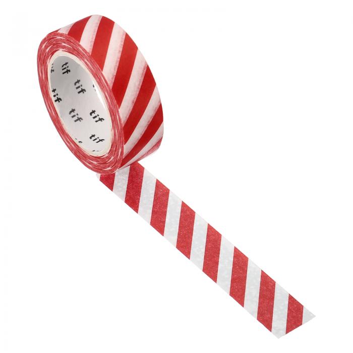 PATIKIL ホログラフィック和紙テープ 15 mm x 10 M 1ロール 自己接着 ストライプパターン マスキングシ..