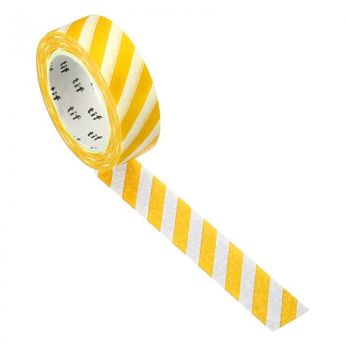 PATIKIL ホログラフィック和紙テープ 15 mm x 10 M 1ロール 自己接着 ストライプパターン マスキングシ..