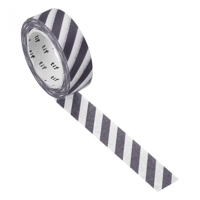 PATIKIL ホログラフィック和紙テープ 15 mm x 10 M 1ロール 自己接着 ストライプパターン マスキングシ..