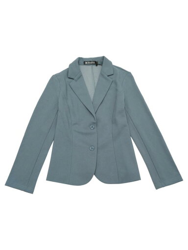 Allegra K ジャケット スーツブレザー ビジネス 通勤 オフィス 伸縮性 レディース グレーブルー XS Allegra K ジャケット スーツブレザー ビジネス 通勤 オフィス 伸縮性 レディース グレーブルー XS