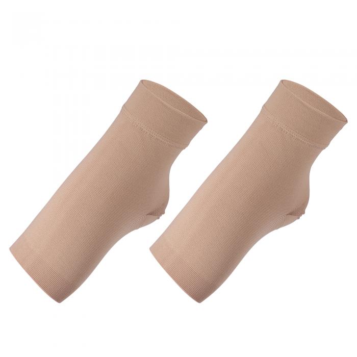 VOCOSTE 足首圧縮スリーブソックス 足首装具 アキレス腱サポート 女性用 男性用 1ペア ベージュ XXL