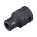 8mm 6点インパクトソケット 12.5mmドライブ CR-Vスチール 全長38mm メトリックサイズ