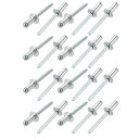ブラインドリベット 5056アルミ製 シルバートーン 6.4mm x 13mm 20個入り