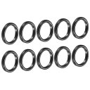 PATIKIL 18mm セラミックガイドリング 10個 釣り竿修理キット 淡水塩水釣り用 ブラック