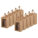 PATIKIL 24x14.5x35 cm ギフトバッグ 透明窓付き 10個 プレゼント花束ボックス ハンドル付き 花屋 クリスマス 感謝祭 ハロウィーン 誕生...