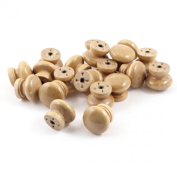 プルノブ キャビネットプルノブ 3.4mmのねじれ直径 木製 1.1丸形ノブ ドレッサー 食器棚 引き出し