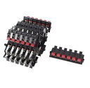 スピーカーターミナル バネ ロード スピーカー 端子 基板コネクタ 12ウェイ 90x30mm 10個セット