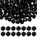 PATIKIL 10mmアクリルキューブファセットビーズ 200個 スクエアダイヤモンドビーズ 宝石メイキングブレスレットネックレスイヤリング風鈴クラフト用 ル...