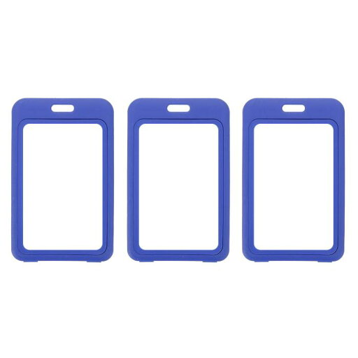 PATIKIL 3パック クリア バッジホルダー、プラスチック ID バッジホルダー ダブルサイド ウィンドウ 垂直 ID プロテクター クリップ クレジットカード 近接キーカード 、ブ ライトブルー PATIKIL 3パック クリア バッジホルダー、プラスチック ID バッジホルダー ダブルサイド ウィンドウ 垂直 ID プロテクター クリップ クレジットカード 近接キーカード 、ブ ライトブルー
