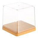 イエローアクリルディスプレイケース 5x5x5