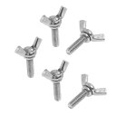 ネジ ボルト シルバートーン ハードウェア ステンレス製 5個入 5mmx16mm