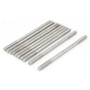 スタットボルト 304ステンレススチール M8x150mm シルバートーン 10個入り