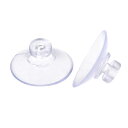 フックなしのサクションカップ 直径18 mm ホームキッチンバスルーム用 ウォールハンガー 透明PVC 30個入り