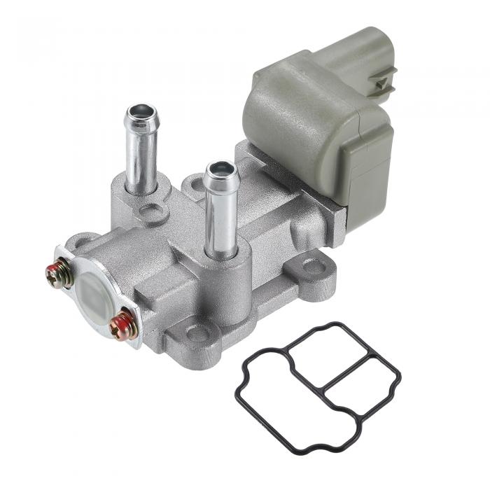 ACROPIX アイドルエアコントロールバルブ IACV アイドラスピードコントロールバルブ Hon daに対応 Civic 1996-2000に対応 金属 ガスケット付き 16022P2EA51 シルバートーン 1セット