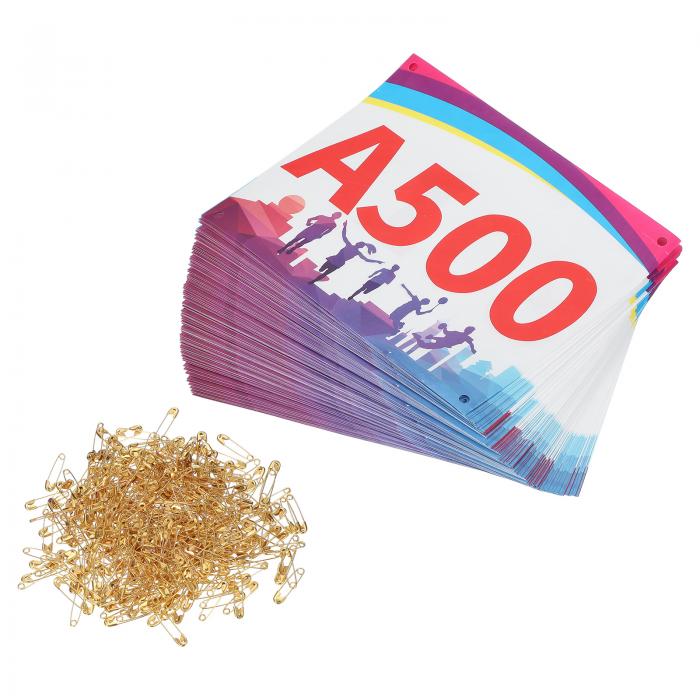 PATIKIL 破れにくいランニングビブナンバー 7x6