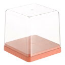 オレンジアクリルディスプレイケース 5x5x5
