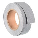 PATIKIL 10m x 40mm 滑り止めテープ 牽引テープ 粘着テープ 防水つや消し 屋外屋内用 階段用 グレー