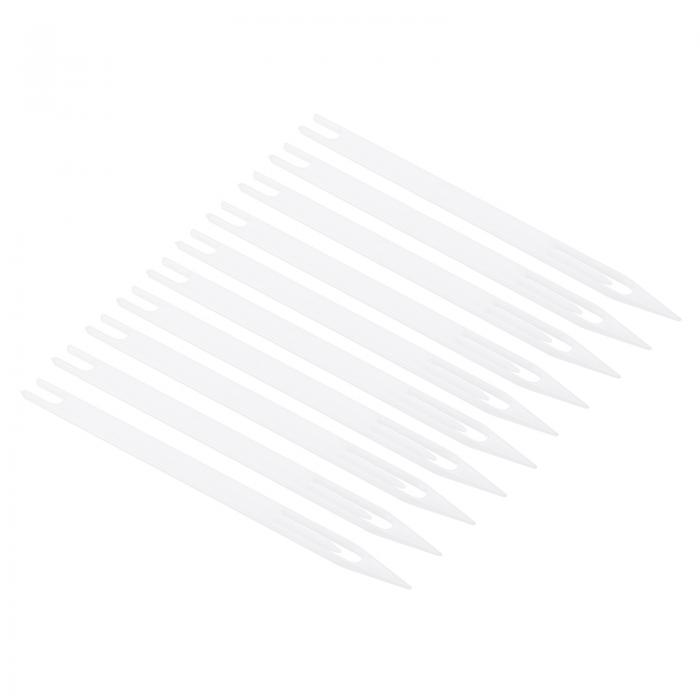 PATIKIL ニードルシャトル 漁網修理ニードル シャトルボビン 1# 117 x 8 x 2.8mm 10本入り プラスチッ..